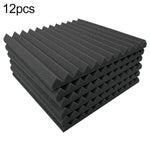Panneau d'isolation phonique en coton silencieux pour studio d'enregistrement, style rainure triangulaire 30x30x2,5cm, 6 PCS, 10 PCS, 12 PCS, 20 PCS, 24 PCS
