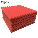 Panneau d'isolation phonique en coton silencieux pour studio d'enregistrement, style rainure triangulaire 30x30x2,5cm, 6 PCS, 10 PCS, 12 PCS, 20 PCS, 24 PCS