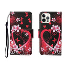Painted Pattern Horizontal Flip Leathe Case, For iPhone 12 mini, For iPhone 12/12 Pro, For iPhone 12 Pro Max