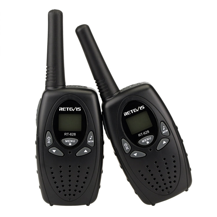 1 paire de talkies-walkies portables RETEVIS RT628 0,5 W fréquence US 462,550-467,7125 MHz 22 canaux pour enfants, RT628 (noir), RT628 (blanc), RT628 (rouge)