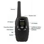 1 paire de talkies-walkies portables RETEVIS RT628 0,5 W fréquence US 462,550-467,7125 MHz 22 canaux pour enfants, RT628 (noir), RT628 (blanc), RT628 (rouge)