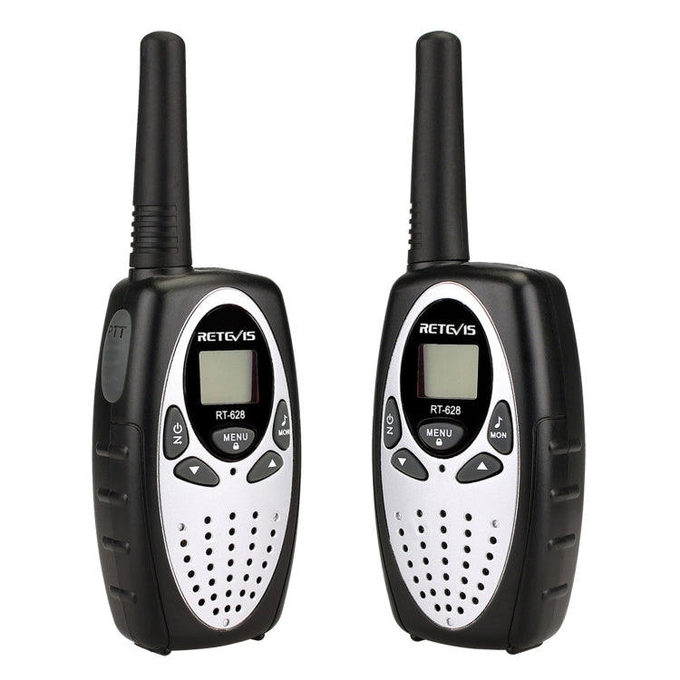 1 paire de talkies-walkies portables RETEVIS RT628 0,5 W fréquence EU 446 MHz 8 canaux pour enfants, RT628 (noir), RT628 (blanc), RT628 (rouge)