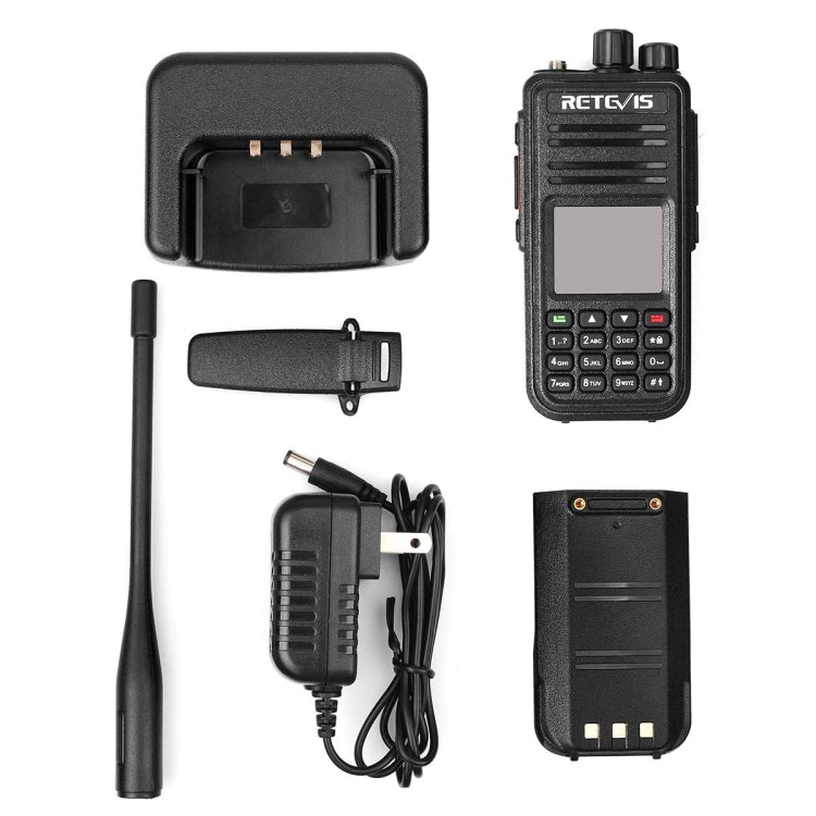 RETEVIS RT3S 136-174MHz + 400-480MHz 3000 Canaux Radio Numérique Portable DMR Talkie-Walkie, RT3S