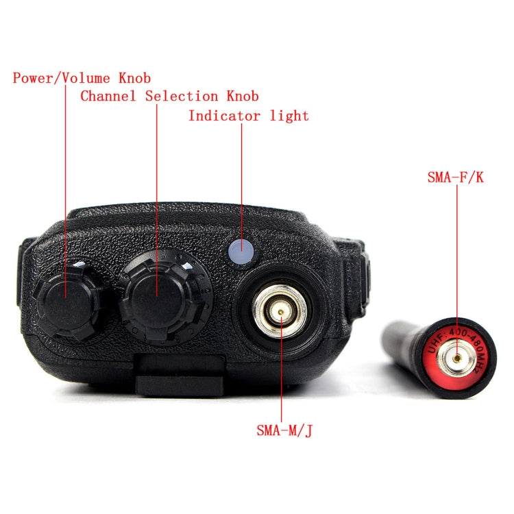 1 paire de talkies-walkies portables RETEVIS RT21 2.5W fréquence US 400-480MHz 16 canaux, prise US, RT21 prise US