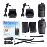 1 paire de talkies-walkies portables RETEVIS RT21 2.5W fréquence US 400-480MHz 16 canaux, prise US, RT21 prise US