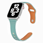 Bracelet de montre universel en cuir avec boucle inversée fine en forme de T, pour Apple Watch Ultra 49mm / Series 8&7 45mm / SE 2&6&SE&5&4 44mm / 3&2&1 42mm, pour Apple Watch Series 8&7 41mm / SE 2&6&SE&5&4 40mm / 3&2&1 38mm