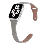 Bracelet de montre universel en cuir avec boucle inversée fine en forme de T, pour Apple Watch Ultra 49mm / Series 8&7 45mm / SE 2&6&SE&5&4 44mm / 3&2&1 42mm, pour Apple Watch Series 8&7 41mm / SE 2&6&SE&5&4 40mm / 3&2&1 38mm