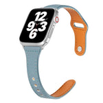 Bracelet de montre universel en cuir avec boucle inversée fine en forme de T, pour Apple Watch Ultra 49mm / Series 8&7 45mm / SE 2&6&SE&5&4 44mm / 3&2&1 42mm, pour Apple Watch Series 8&7 41mm / SE 2&6&SE&5&4 40mm / 3&2&1 38mm