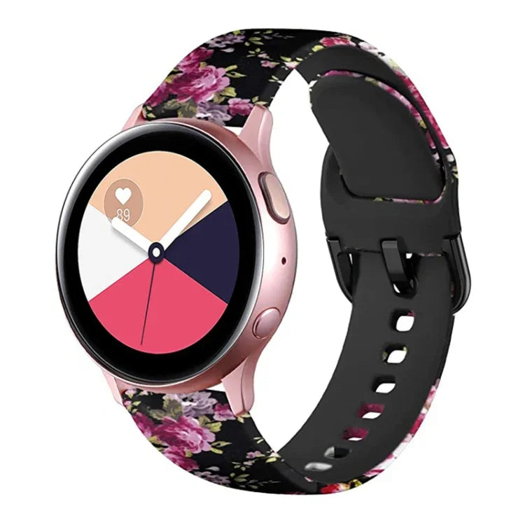 Bracelet de Montre de Remplacement en Silicone pour Samsung Galaxy Watch 42mm, pour Samsung Galaxy Watch 46mm