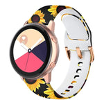 Bracelet de Montre de Remplacement en Silicone pour Samsung Galaxy Watch 42mm, pour Samsung Galaxy Watch 46mm