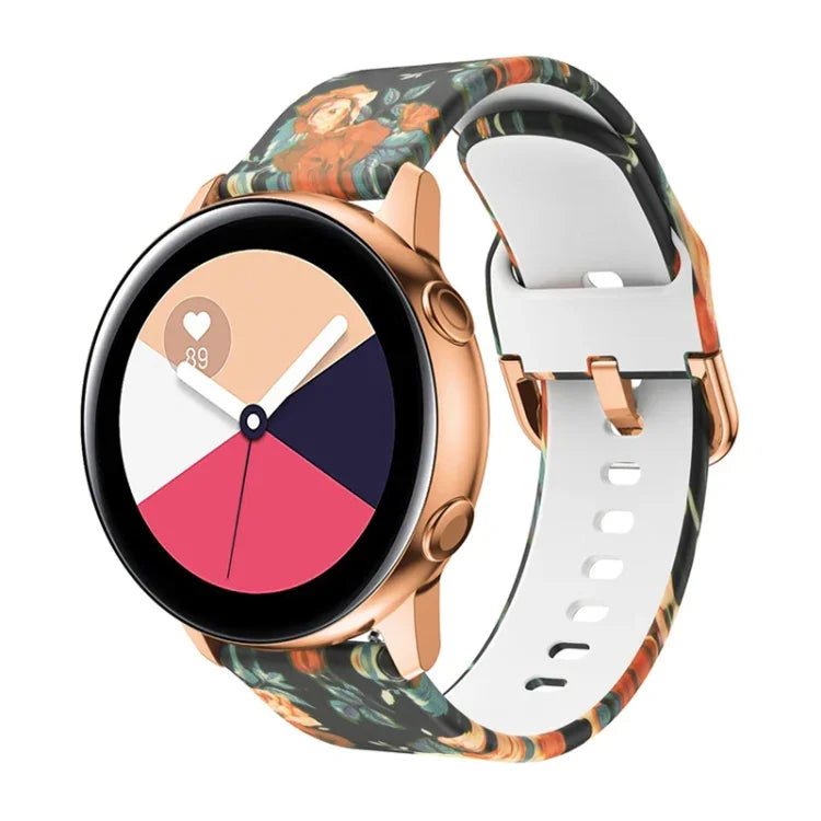 Bracelet de Montre de Remplacement en Silicone pour Samsung Galaxy Watch 42mm, pour Samsung Galaxy Watch 46mm
