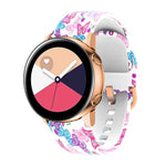 Bracelet de Montre de Remplacement en Silicone pour Samsung Galaxy Watch 42mm, pour Samsung Galaxy Watch 46mm