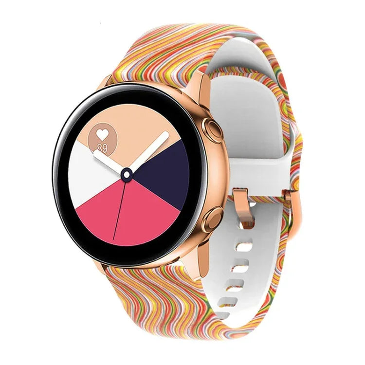 Bracelet de Montre de Remplacement en Silicone pour Samsung Galaxy Watch 42mm, pour Samsung Galaxy Watch 46mm