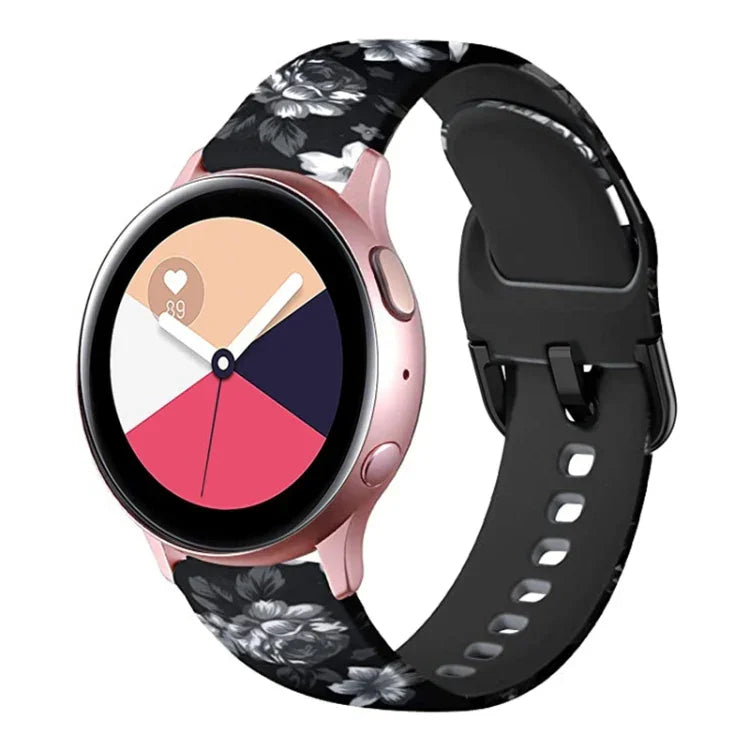 Bracelet de Montre de Remplacement en Silicone pour Samsung Galaxy Watch 42mm, pour Samsung Galaxy Watch 46mm