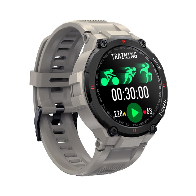 Montre connectée K22 avec écran IPS de 1,28 pouce, rappel de cycle menstruel, appels Bluetooth et suivi du sommeil
