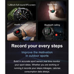 Montre connectée K22 avec écran IPS de 1,28 pouce, rappel de cycle menstruel, appels Bluetooth et suivi du sommeil