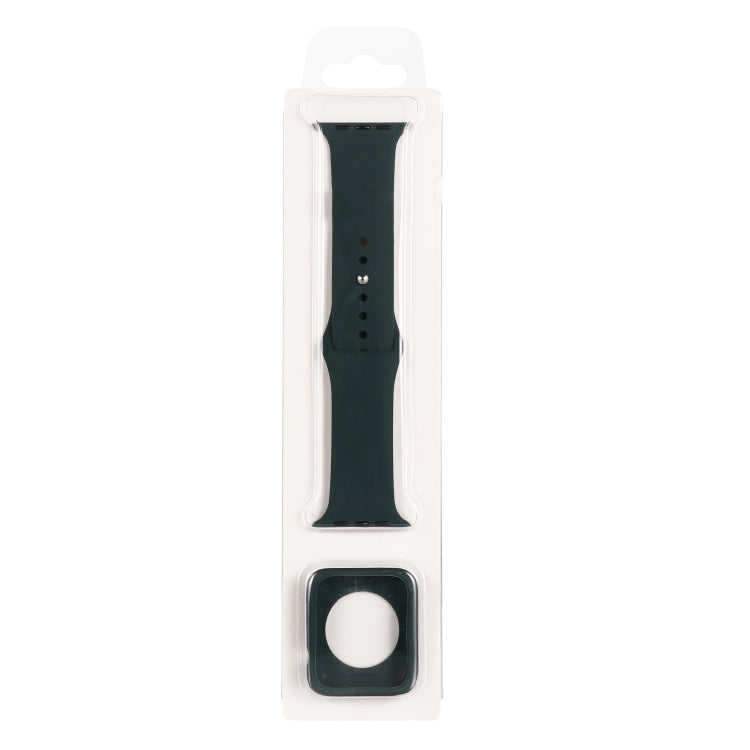 Ensemble bracelet de rechange en silicone + coque de protection pour Apple Watch Series 9 / 8 / 7 41mm, pour Apple Watch Series 9 / 8 / 7 45mm
