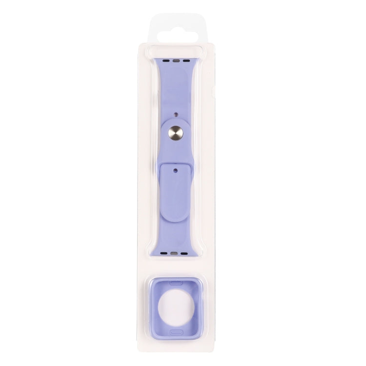 Ensemble bracelet de rechange en silicone + coque de protection pour Apple Watch Series 9 / 8 / 7 41mm, pour Apple Watch Series 9 / 8 / 7 45mm