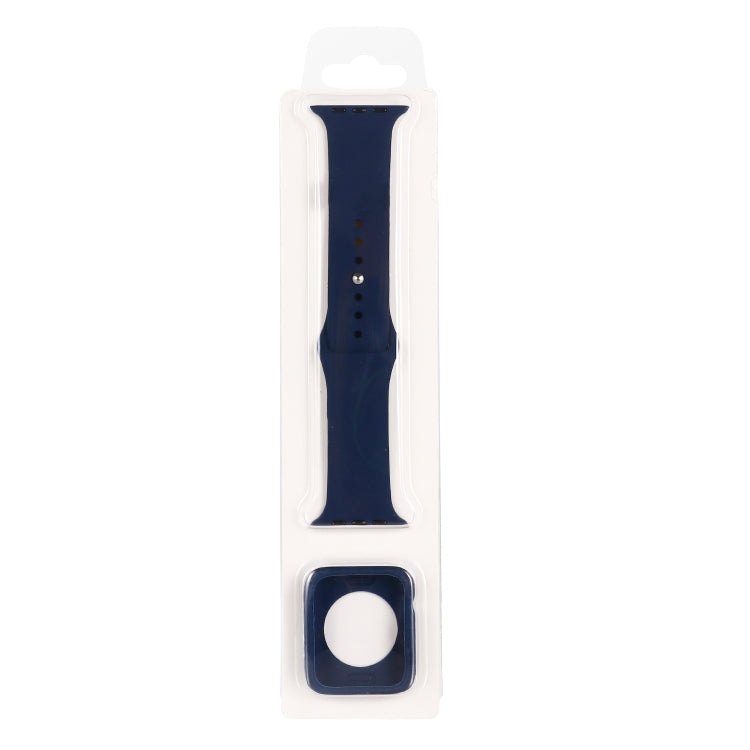 Ensemble bracelet de rechange en silicone + coque de protection pour Apple Watch Series 9 / 8 / 7 41mm, pour Apple Watch Series 9 / 8 / 7 45mm
