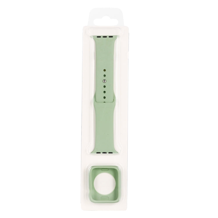 Ensemble bracelet de rechange en silicone + coque de protection pour Apple Watch Series 9 / 8 / 7 41mm, pour Apple Watch Series 9 / 8 / 7 45mm