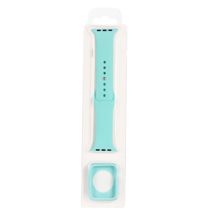 Ensemble bracelet de rechange en silicone + coque de protection pour Apple Watch Series 9 / 8 / 7 41mm, pour Apple Watch Series 9 / 8 / 7 45mm