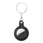 Étui en cuir gel avec porte-clés interchangeable pour AirTag 2e génération / AirTag 1re génération