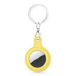 Étui en cuir gel avec porte-clés interchangeable pour AirTag 2e génération / AirTag 1re génération