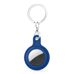 Étui en cuir gel avec porte-clés interchangeable pour AirTag 2e génération / AirTag 1re génération