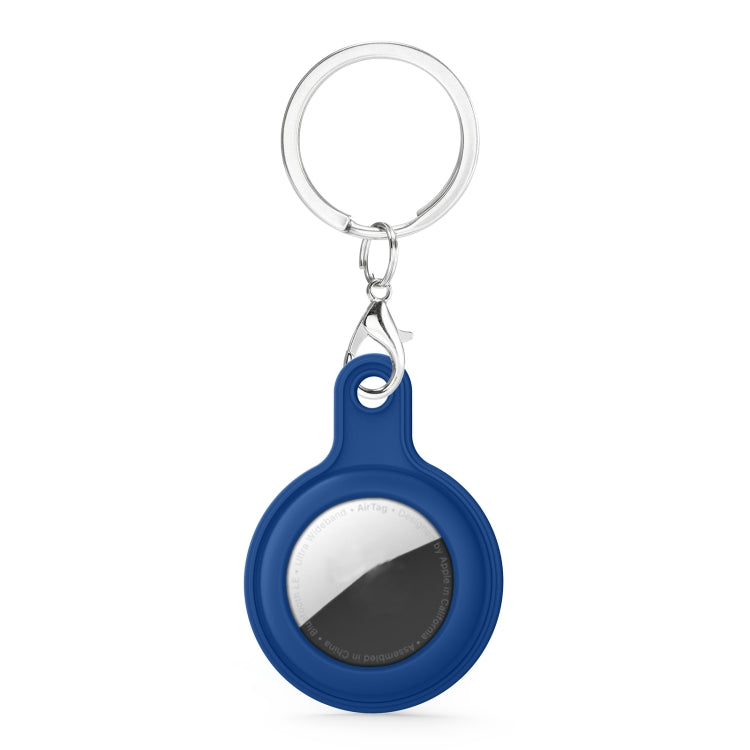Étui en cuir gel avec porte-clés interchangeable pour AirTag 2e génération / AirTag 1re génération