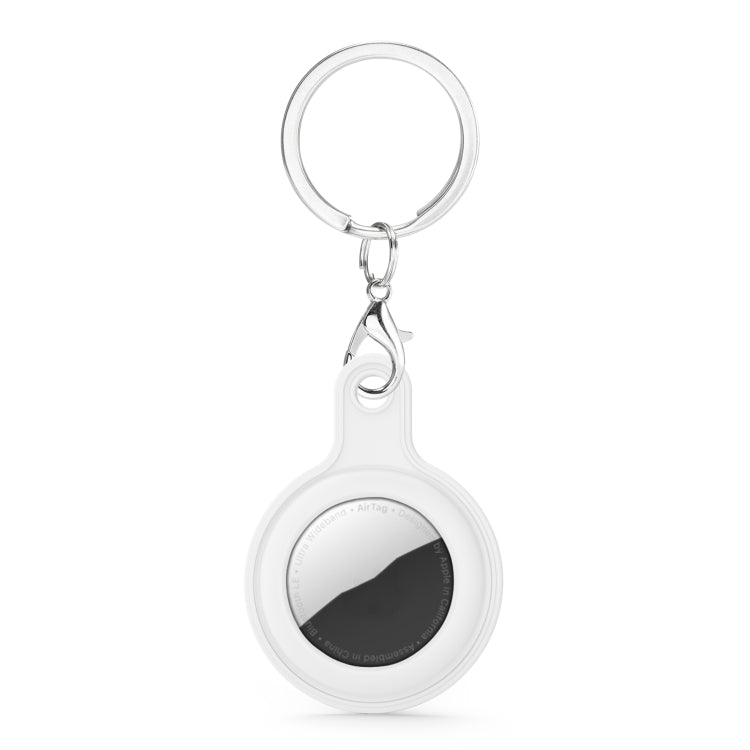 Étui en cuir gel avec porte-clés interchangeable pour AirTag 2e génération / AirTag 1re génération