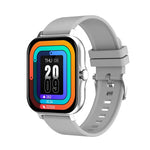 Montre intelligente GT20 à écran TFT 1,69 pouce, étanche IP67, prise en charge du contrôle de la musique / appel Bluetooth / surveillance de la fréquence cardiaque / surveillance de la pression artérielle, bracelet en silicone, bracelet en acier
