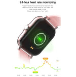 Montre intelligente GT20 à écran TFT 1,69 pouce, étanche IP67, prise en charge du contrôle de la musique / appel Bluetooth / surveillance de la fréquence cardiaque / surveillance de la pression artérielle, bracelet en silicone, bracelet en acier