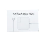 A1436 Adaptateur secteur 45 W 14,85 V 3,05 A MagSafe 2 à 5 broches pour MacBook, Longueur du câble : 1,6 m, Prise AU 45 W, Prise EU 45 W, Prise UK 45 W