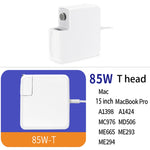 Adaptateur secteur MagSafe 2 5 broches A1424 85W 20V 4.25A pour MacBook, Longueur de câble : 1,6 m, Prise 85W AU, Prise 85W EU, Prise 85W UK