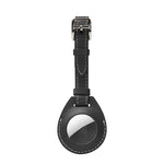 Étui de protection en cuir antichoc anti-rayures avec boucle de suspension pour AirTag 2e génération / AirTag 1re génération, étiquette de bagage