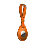 Étui de protection en cuir antichoc anti-rayures avec boucle de suspension pour AirTag 2e génération / AirTag 1re génération, étiquette de bagage