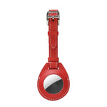 Étui de protection en cuir antichoc anti-rayures avec boucle de suspension pour AirTag 2e génération / AirTag 1re génération, étiquette de bagage