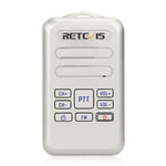 Talkie-walkie radio FM mini RETEVIS RT20 2 W 400-470 MHz 16 canaux, RT20 prise US, RT20 prise EU