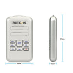 Talkie-walkie radio FM mini RETEVIS RT20 2 W 400-470 MHz 16 canaux, RT20 prise US, RT20 prise EU