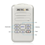 Talkie-walkie radio FM mini RETEVIS RT20 2 W 400-470 MHz 16 canaux, RT20 prise US, RT20 prise EU