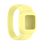 For Garmin Vivofit JR3 No Buckle Silicone Pure Color Replacement Watchband, S, L