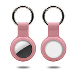 Étui en silicone avec anneau porte-clés pour AirTag 2e génération / AirTag 1re génération