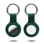 Étui en silicone avec anneau porte-clés pour AirTag 2e génération / AirTag 1re génération