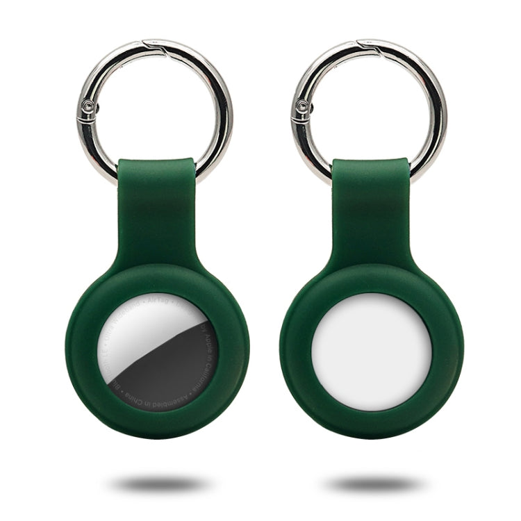 Étui en silicone avec anneau porte-clés pour AirTag 2e génération / AirTag 1re génération
