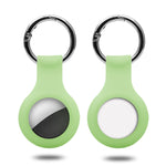 Étui en silicone avec anneau porte-clés pour AirTag 2e génération / AirTag 1re génération