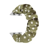 Anneau à cheveux à pois Bracelet de montre en tissu