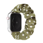 Anneau à cheveux à pois Bracelet de montre en tissu