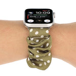 Anneau à cheveux à pois Bracelet de montre en tissu