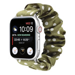 Anneau à cheveux à pois Bracelet de montre en tissu