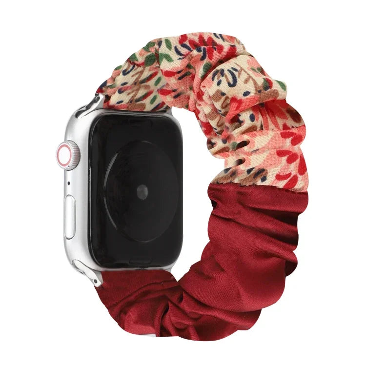 Bracelet de montre en tissu à motif papillon, pour Apple Watch Ultra 49 mm / Series 8&7 45 mm / SE 2&6&SE&5&4 44 mm / 3&2&1 42 mm, pour Apple Watch Series 8&7 41 mm / SE 2&6&SE&5&4 40 mm / 3&2&1 38 mm